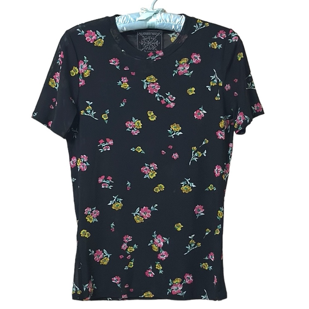 Johnny Was Samantha Mesh Top Size XS